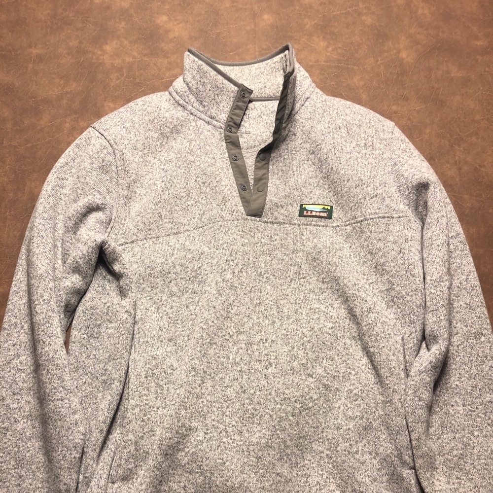 LL Bean sweater fleece pullover